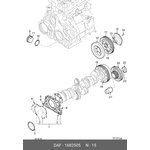 1682505, шестерня коленвала