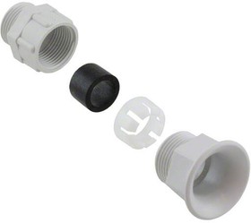 12052909, Cable Glands, Strain Reliefs & Cord Grips Pg cable glands with anti-kink protection POZB, polyamide, light grey, IP 65