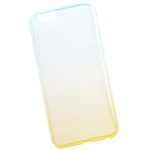 Силиконовая крышка LP для Apple iPhone 6, 6s градиент желтый, синий, коробка