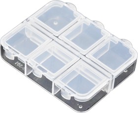 Коробка для компонентов 6 ячеек EKB-301 7х1х5 см | купить в розницу и оптом