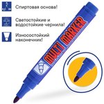 Маркер перманентный Crown Multi Marker 3-5 мм синий