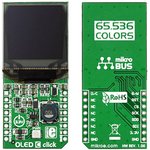 MIKROE-1585, MIKROE-1585, OLED C click 1.1in OLED Display Add On Board With SEPS114A