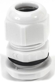 NGM63-GRY, NGM Series Grey Nylon Cable Gland, M63 Thread, 34mm Min, 44mm Max, IP68