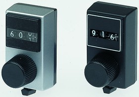 Фото 1/3 15E11B10, 25.4mm Silver Potentiometer Knob for 6mm Shaft Splined, 15E11B10