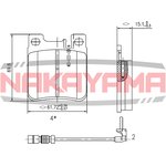 HP8378NY, Колодки тормозные дисковые задние CHRYSLER CROSSFIRE 04- ...