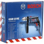 Дрель ударная Bosch GSB 13 RE Professional 600Вт патрон:быстрозажимной реверс