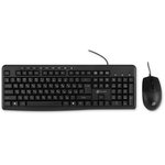 Комплект (клавиатура+мышь) Oklick S650, USB, проводной, черный [1875246]