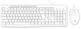 Фото 1/9 Клавиатура + мышь Оклик S650 клав:белый мышь:белый USB Multimedia (1875257)