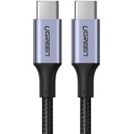 UGREEN USB C PD 100W cable, braided, black. 1m (70427)
