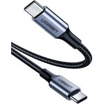 UGREEN USB C PD 100W cable, braided, black. 1m (70427)