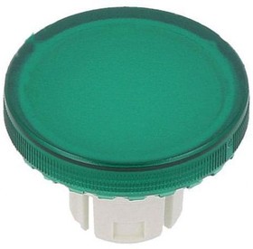 Фото 1/4 Actuator lens; 22mm; 61; green,transparent; plastic; ø19.7mm