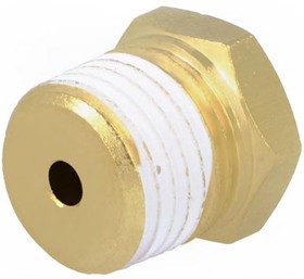 Фото 1/3 KQ2H04-02AS, KQ2 Series Straight Threaded Adaptor, R 1/4 Male to Push In 4 mm, Threaded-to-Tube Connection Style