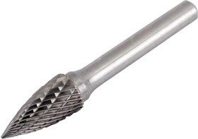 Фото 1/5 Борфреза твердосплавная гиперболическая c заострённой головкой тип GSPG G1020X06