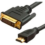 5bites APC-073-020 Кабель HDMI M / DVI M (24+1) double link, зол.разъемы ...