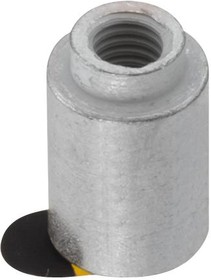 9774010482R, Standoff, SMT, Non Stop, Steel, Round Female, M4, 8.2 mm x 1 mm, 2.4 mm Overall, WA-SMSI Series
