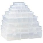 T6004, Storage Boxes & Cases Six Compartments & 16 Removable Dividers