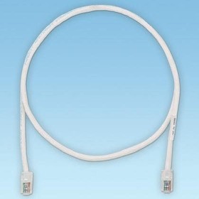 Фото 1/2 UTPCH2Y, Category 5e, UTP patch cord with Pan-Plug™ Modular Plugs on each end. Off White, 2 ft.