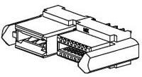 46114-2161, Power to the Board LPH VERT. ASSY NO GU NO GUIDES 2PX16S CKT