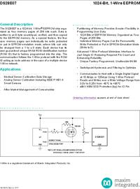 DS28E07+, Analog Devices | купить в розницу и оптом