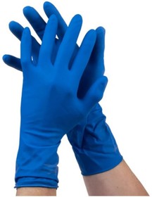 Фото 1/2 Латексные перчатки Хозяйственные Премиум 50 шт./уп. размер XL, 2326/XL