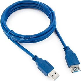 Фото 1/7 Кабель удлинитель USB3.0 Pro AM/AF 1.8м экран синий пакет CCP-USB3-AMAF-6