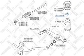 Фото 1/4 26-73005-SX, 26-73005-SX_=873 1605 [96528088] !подшипник опоры аморт.\ Daewoo Matiz 98