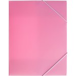 Папка на резинках Attache Акварель А4, плотн 350мкм, розовая