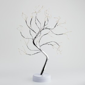 Фото 1/7 Светодиодная новогодняя фигура ЭРА ЕGNID - 36MC Дерево с самоцветами 36 microLED Б0056009