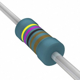 Фото 1/4 MRS25000C4701FCT00, (4.7K +1% 0.6W +50ppm/°C), Резистор металлопленочный 0.6Вт 4.7кОм с аксиальными выводами