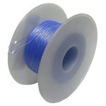 Миниатюрный провод многожильный в тефлоновой изоляции 7 х 0,05 мм (голубой) 1 метр