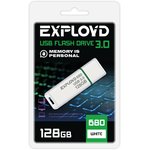 EX-128GB-680-White, USB Flash накопитель 128Gb Exployd 680 White