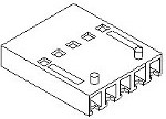 90123-0125, Conn Housing RCP 25 POS 2.54mm Crimp ST Cable Mount C-Grid III™ Bag