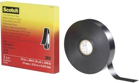 22-1/2X36YD, Adhesive Tapes 1/2" HEAVY-DUTY BLK