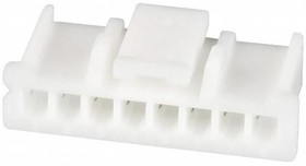 Фото 1/2 PAP-08V-S, PA Female Connector Housing, 2mm Pitch, 8 Way, 1 Row