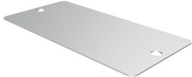 Aluminum label, (L x W) 60 x 30 mm, silver, 100 pcs