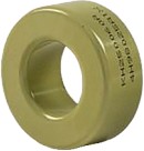 KH185-060A, Сердечник кольцевой из порошкового материала High Flux фирмы KDM. Типоразмер R 46.70 x 28.70 x 15.20 (до нанесения защитного д