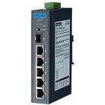 EKI-2706G-1GFPI-BU, Unmanaged Ethernet Switches 5GE+1G SFP Unmanaged Ind ...