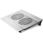 Подставка для ноутбука Deepcool N8 17"380x278x55мм 25дБ 4xUSB 2x 140ммFAN 1244г алюминий серебристый