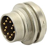 T3486000, C 091 A 7 Pole M16 Din Plug, DIN 45329, 4A, 100 V IP40, Screw Lock ...