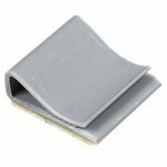 3484-1, CBL CLIP FLAT C-TYPE GRAY ADH