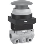 VM130-01-30BA, Push Button (Mushroom) Pneumatic Relay Pneumatic Manual Control ...