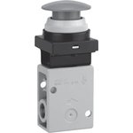 VM230-02-30GA, Push Button (Mushroom) Pneumatic Relay Pneumatic Manual Control ...