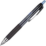 Ручка гелевая автомат. Uni Signo 0,4мм синий UMN-207,манж