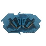 826-160/000-006 Модульная проходная клемма, шаг 7 мм, синяя