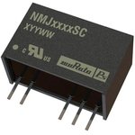 NMJ1205SC, Isolated DC/DC Converters - Through Hole 10.8-13.2VIN 5VOUT 1W