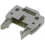 DS1012-10LNN0A, Вилка, IDC, "папа", PIN: 10, IDC, на шлейф, 1,27мм, позолота,1А