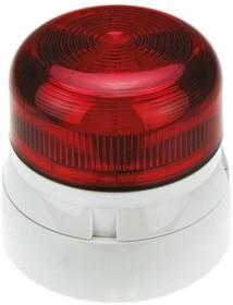 Фото 1/4 QBS-0017, Flashguard QBS Series Red Flashing Beacon, 230 V ac, Surface Mount, Xenon Bulb
