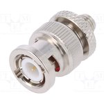 J01008A0017, Straight 50Ω RF Adapter BNC Plug to SMA Socket 4GHz