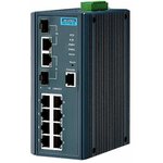 EKI-7710E-2C-AE 8FE+2G Port Gigabit Managed Redundant Industrial Switch ...