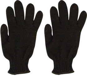 12500, Insulated knitted gloves, half-wool, double-knit (3 threads), Insulated knitted gloves